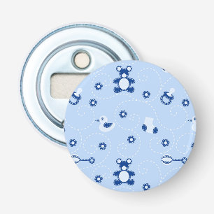 Baby-Steppdecken-Muster Flaschenöffner