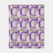 Baby-Steppdecken-Muster Fleecedecke (Vorderseite)