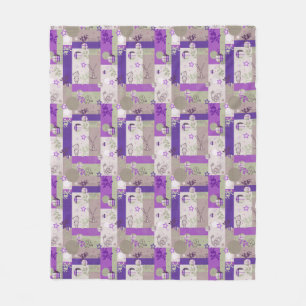 Baby-Steppdecken-Muster Fleecedecke