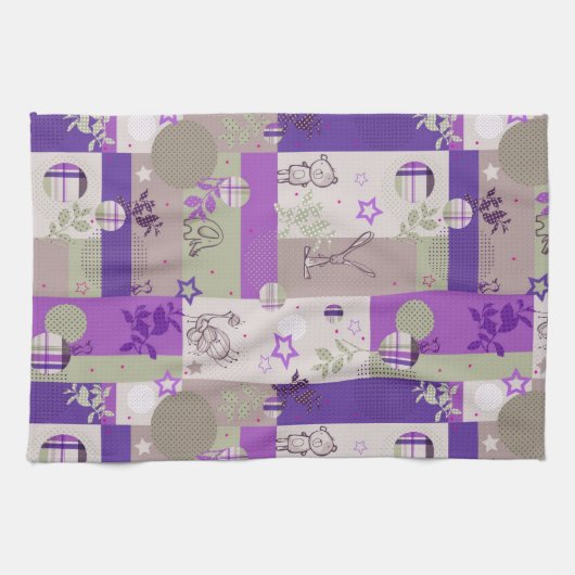 Baby-Steppdecken-Muster Handtuch (Horizontal)