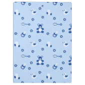 Baby-Steppdecken-Muster Klemmbrett (Rückseite)