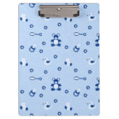 Baby-Steppdecken-Muster Klemmbrett (Vorderseite)