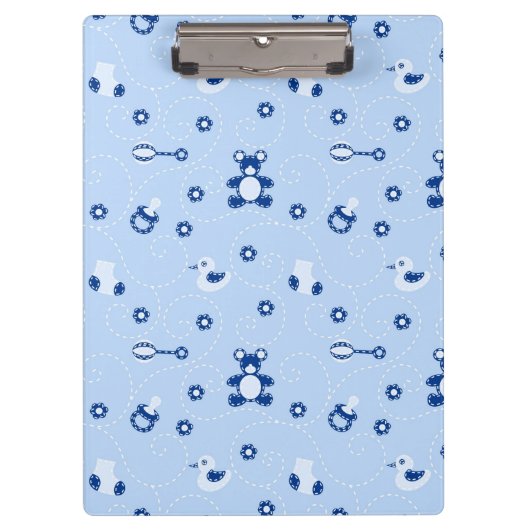 Baby-Steppdecken-Muster Klemmbrett (Vorderseite)