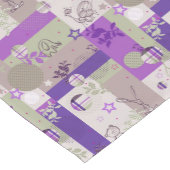 Baby-Steppdecken-Muster Kurzer Tischläufer (Ecke)