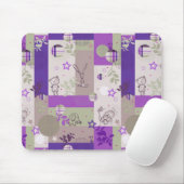 Baby-Steppdecken-Muster Mousepad (Mit Mouse)