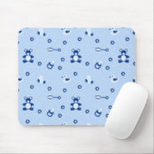 Baby-Steppdecken-Muster Mousepad (Mit Mouse)