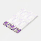 Baby-Steppdecken-Muster Post-it Klebezettel (angewinkelt)