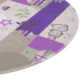 Baby-Steppdecken-Muster Schneidebrett (Ecke)