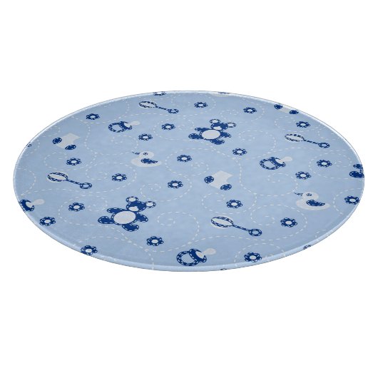 Baby-Steppdecken-Muster Schneidebrett (Ecke)