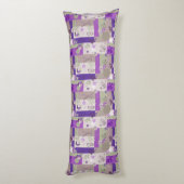 Baby-Steppdecken-Muster Seitenschläferkissen (Rückseite (Vertikal))