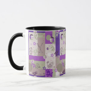 Baby-Steppdecken-Muster Tasse