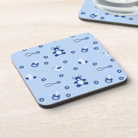 Baby-Steppdecken-Muster Untersetzer (Linke Seite)