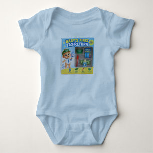 Baby Steuererklärung Witzgeschenk Strampler