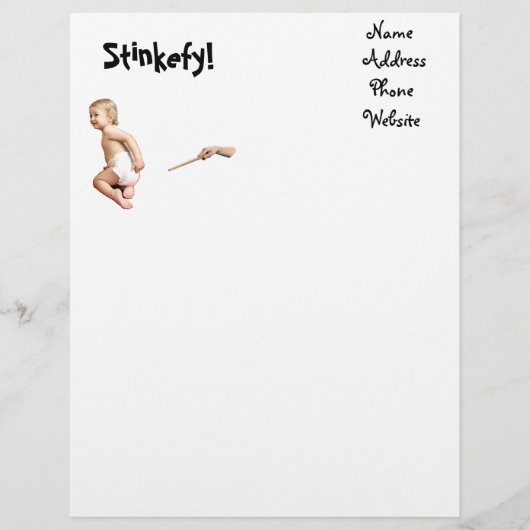 Baby Stinkefy! Briefbogen (Vorderseite)