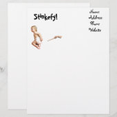 Baby Stinkefy! Briefbogen (Vorne/Hinten)