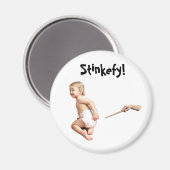 Baby Stinkefy! Magnet (Vorderseite/Rückseite)