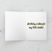 Baby Stinktier kleiner Stinker Geburtstag  Karte (Innenseite)