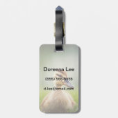 Baby-Stockenten-Ducken Gepäckanhänger (Rückseite vertikal)