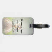 Baby-Stockenten-Ducken Gepäckanhänger (Rückseite horizontal)