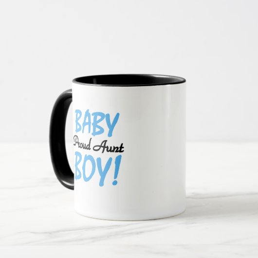 Baby-stolze Tante Tasse (Vorderseite Links)