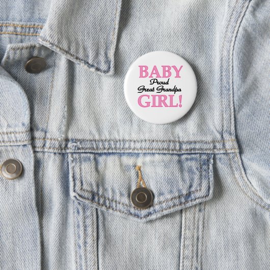 Baby-stolzer großer Großvater Button (Beispiel)