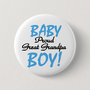 Baby-stolzer großer Großvater Button