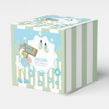 Baby Stork Baby Boy Dusche