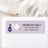 Baby Stork Rücksendeadresse (Insitu)