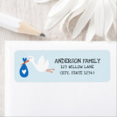 Baby Stork Rücksendeadresse (Insitu)