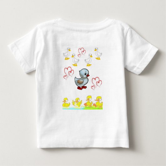 Baby Strampelanzug Baby T-shirt (Rückseite)