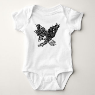 Baby-Strampler mit Adler und zukünftiger Snowboard Baby Strampler