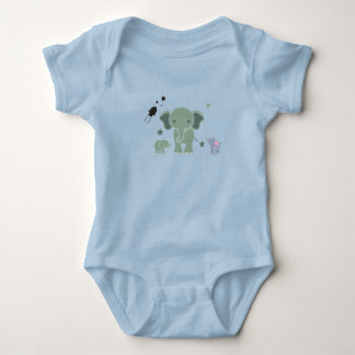 Baby-Strampler weißer Elefant Baby Strampler