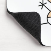 Baby Strichmännchen Mousepad (Ecke)