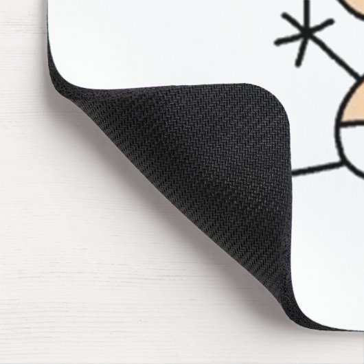 Baby Strichmännchen Mousepad (Ecke)
