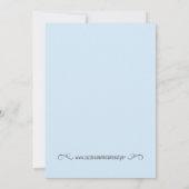 Baby Stroller Babydusche Einladung (Rückseite)