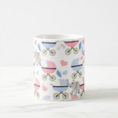 Baby Stroller Twins Elephant Hearts Coffee Mugs  Kaffeetasse (Mittel)
