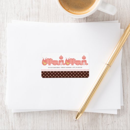 Baby Stuff Address Labels Adressaufkleber (Insitu)
