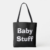 Baby Stuff Black and White Tasche (Rückseite)