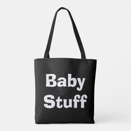 Baby Stuff Black and White Tasche (Rückseite)