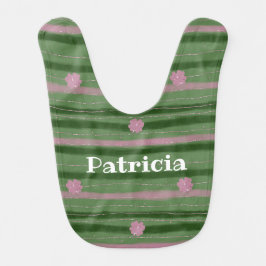 Baby styled St. Patrick's day_green Baby Bib Babylätzchen