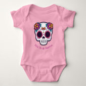 🌹 Baby Sugar Skull mit 🌹 Strampler (Vorderseite)