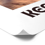 Baby Sulcata Wandern in Sedona Rote Felsen Arizona Poster (Ecke)