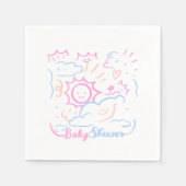 Baby Sun Serviette (Vorderseite)