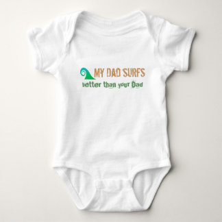 Baby Surfer Vater T-Shirt Strampler