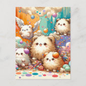 Baby, süße Tier Eichhörnchen, Postüberquerung Postkarte (Vorderseite)