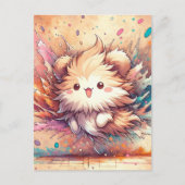 Baby, süße Tier Eichhörnchen, Postüberquerung Postkarte (Vorderseite)