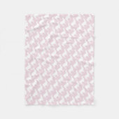 Baby Swaddle Pink White Lama and Arrow Pattern Fleecedecke (Vorderseite)