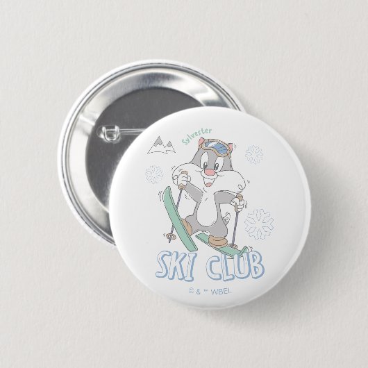 Baby SYLVESTER™ Ski Club Button (Vorne & Hinten)