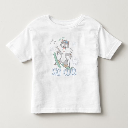 Baby SYLVESTER™ Ski Club Kleinkind T-shirt (Vorderseite)