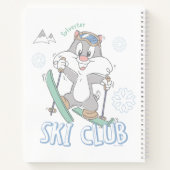 Baby SYLVESTER™ Ski Club Notizblock (Rückseite)